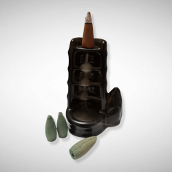 Jumbo Incense Back Flow Cone - FRANK & MYRRH 1 pc Jumbo Incense Back Flow Cone - FRANK & MYRRH 1 pc