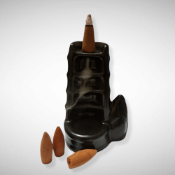 Jumbo Incense Back Flow Cone - SANDALWOOD 1 pc Jumbo Incense Back Flow Cone - SANDALWOOD 1 pc