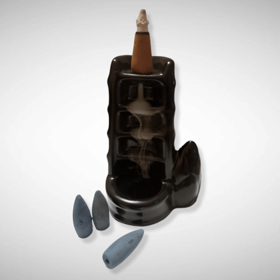 Jumbo Incense Back Flow Cone - TIBETAN MUSK 1 pc Jumbo Incense Back Flow Cone - TIBETAN MUSK 1 pc