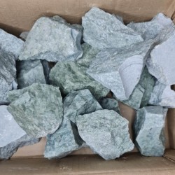 Angular split-face Jadeite 1st grade - 5-8cm small stones 8kg Angular split-face Jadeite 1st grade - 5-8cm small stones 8kg