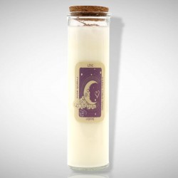 BURVESTĪBU SVECE - MĪLESTĪBA rozā kvarcs un jasmīns BURVESTĪBU SVECE - MĪLESTĪBA rozā kvarcs un jasmīns