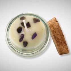 BURVESTĪBU SVECE - PANĀKUMIEM ametists, lavanda un fenhelis