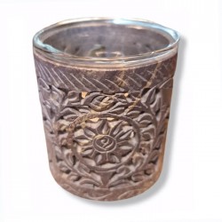 Ziepjakmens ēterisko eļļu aromalampa ar ziediem 2in1 Ziepjakmens ēterisko eļļu aromalampa ar ziediem 2in1