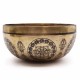 Tibetas dziedinošā dziedošā bļoda ar gravējumu PIECAS BUDAS Ø 21cm