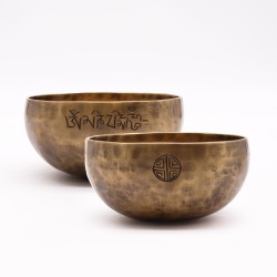 Vidējā Dziedošā Nepālas Mēness bļoda Ø 15cm Vidējā Dziedošā Nepālas Mēness bļoda Ø 15cm