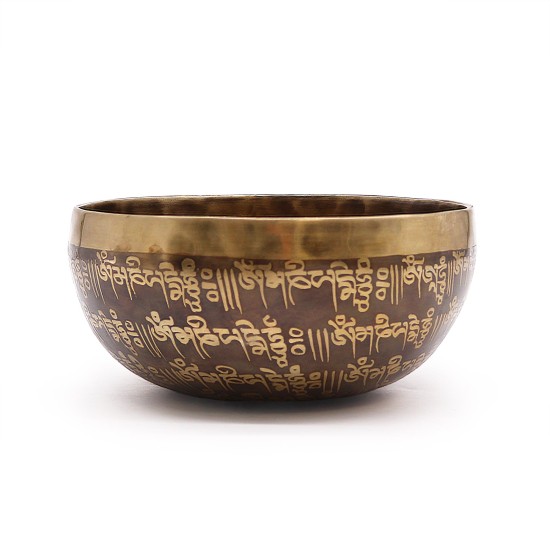 Tibetas dziedinošā bļoda ar gravējumu MANTRA Ø 16cm