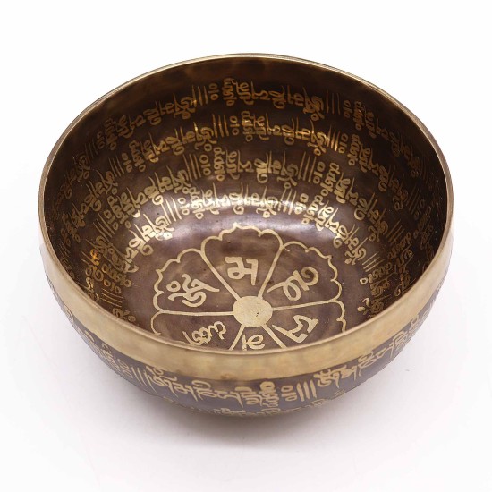 Tibetas dziedinošā bļoda ar gravējumu MANTRA Ø 16cm