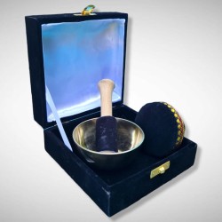 Dziedošā bļoda Ø 9cm komplekts, melns Dziedošā bļoda Ø 9cm komplekts, melns