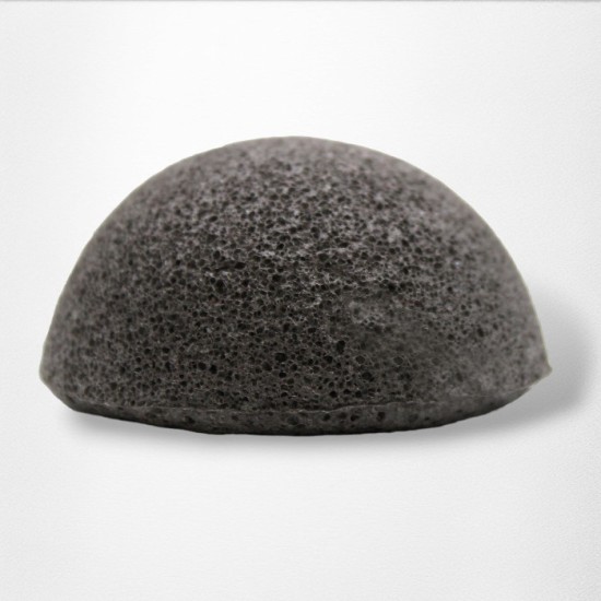 Konjac sponge with charcoal