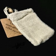 100% Dabīgās rāmijas šķiedras ziepju maisiņš sejas kopšanai 100% Dabīgās rāmijas šķiedras ziepju maisiņš sejas kopšanai