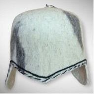 Filcēta bieza pirts ausaine pieaugušajiem, roku darbs (x1) Filcēta bieza pirts ausaine pieaugušajiem, roku darbs (x1)