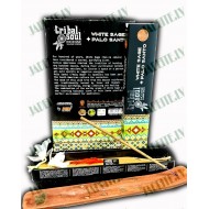 BALTĀ SALVIJA + PALO SANTO - Tribal Soul vīraku kociņi 15g BALTĀ SALVIJA + PALO SANTO - Tribal Soul vīraku kociņi 15g