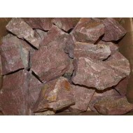 Akmeņi pirtīm Sarkanais kvarcīts, skaldīts (20kg) Akmeņi pirtīm Sarkanais kvarcīts, skaldīts (20kg)