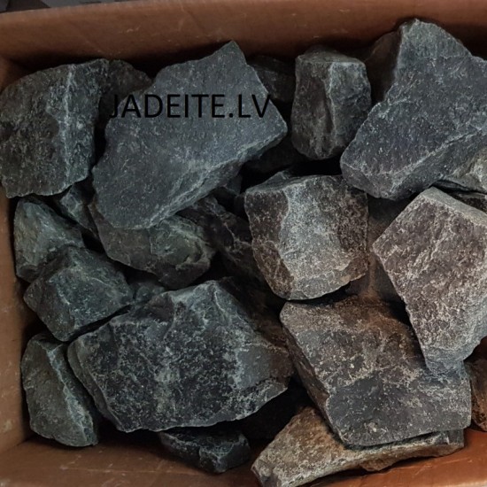 Pirts akmens Gabbro Diabaz skaldīts elektro/saunas krasnīm (20kg)