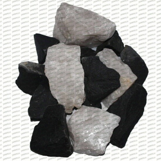 Akmeņi pirtīm Dolerīts 50-90mm, skaldīts (10kg)