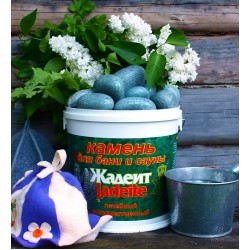 Жадеит шлифованный мелкий 20кг для бани и сауны