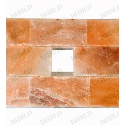 Himalaju sāls flīze 200x100x25mm  slīpēta, ar frēzējumu (1 m2) Himalaju sāls flīze 200x100x25mm  slīpēta, ar frēzējumu (1 m2)