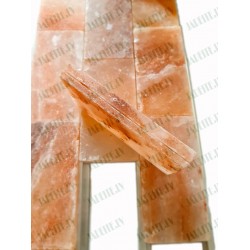Himalaju sāls flīze 200x100x25mm  slīpēta, ar frēzējumu (1 m2) Himalaju sāls flīze 200x100x25mm  slīpēta, ar frēzējumu (1 m2)