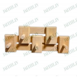 Koka pakarinamais LUX 5 āķi Koka pakarinamais LUX 5 āķi