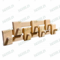 Koka pakarinamais LUX 7 āķi Koka pakarinamais LUX 7 āķi