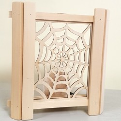 Pirts lampas abažūrs stūra "Zirnekļu tīkls" (x1) Pirts lampas abažūrs stūra "Zirnekļu tīkls" (x1)