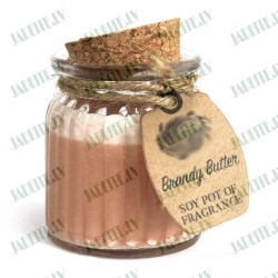 Aromātiskā sojas vaska svece BRENDIJA SVIESTS 60g Aromātiskā sojas vaska svece BRENDIJA SVIESTS 60g