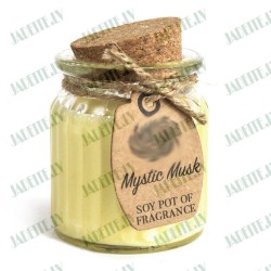 Aromātiskā sojas vaska svece MISTISKAIS MUSKUSS 60g Aromātiskā sojas vaska svece MISTISKAIS MUSKUSS 60g