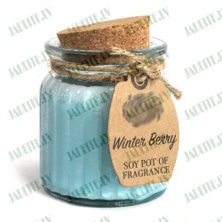 Aromātiskā sojas vaska svece ZIEMAS OGAS 60g Aromātiskā sojas vaska svece ZIEMAS OGAS 60g