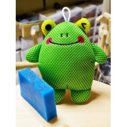 Švamme mazgāšanas sūklis "Jautrā vardīte" bērniem (x1) Švamme mazgāšanas sūklis "Jautrā vardīte" bērniem (x1)