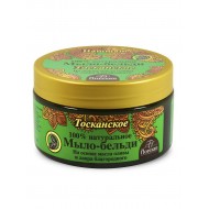 Natural soap-BELDI with olive oil and bay leaf peeling "Tuscany" 300ml Natural soap-BELDI with olive oil and bay leaf peeling "Tuscany" 300ml