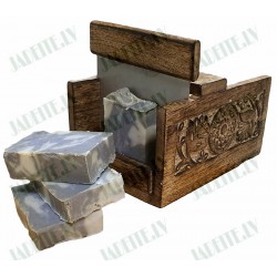 Натуральное мыло с оливковым маслом и грязью Мертвого моря 100г (+/- 10г) Натуральное мыло с оливковым маслом и грязью Мертвого моря 100г (+/- 10г)