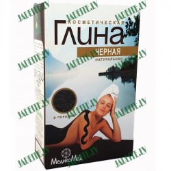 Kosmētiskie dabīgie MELNIE māli taukainai ādai 100g Kosmētiskie dabīgie MELNIE māli taukainai ādai 100g