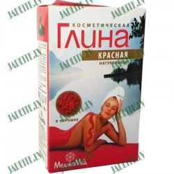 Kosmētiskie dabīgie SARKANIE māli nokairinātai ādai 100g Kosmētiskie dabīgie SARKANIE māli nokairinātai ādai 100g