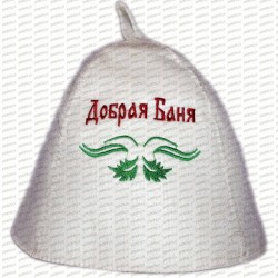 Pirts cepure "Добрая Баня", balta (x1) Pirts cepure "Добрая Баня", balta (x1)