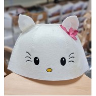 Kids Sauna hat "Hello Kitty", white (x1) Kids Sauna hat "Hello Kitty", white (x1)