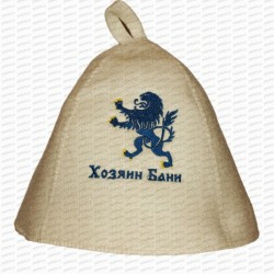 Pirts cepure "Хозяин бани", balta (x1) Pirts cepure "Хозяин бани", balta (x1)