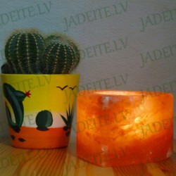 Himalaju sāls svečturis - sirds (x1) Himalaju sāls svečturis - sirds (x1)