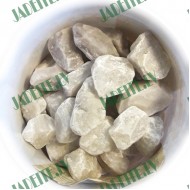 Pirts akmens Baltais kvarcs (+40-80mm) daļēji noapaļots 10kg pirtīm un saunām Pirts akmens Baltais kvarcs (+40-80mm) daļēji noapaļots 10kg pirtīm un saunām