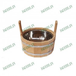 Pirts ķipītis ar nerūsējošā metāla ieliktni 12L (x1) Pirts ķipītis ar nerūsējošā metāla ieliktni 12L (x1)