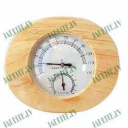 Higrometrs - Termometrs pirtīm ovāls (x1) Higrometrs - Termometrs pirtīm ovāls (x1)