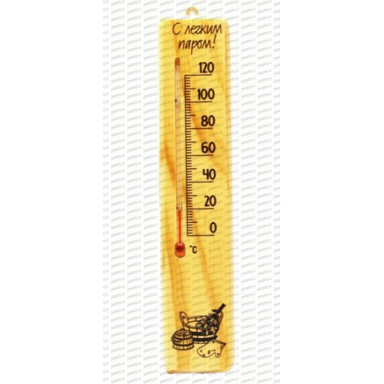 Thermometer for Sauna, vertical (x1)