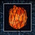 Industrial style Himalayan salt lamp MESH 3.5kg