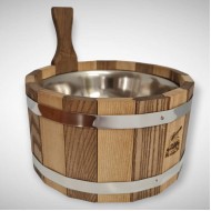 Ozola koka pirts ķipītis ar metāla bļodu MIX 3L Ozola koka pirts ķipītis ar metāla bļodu MIX 3L