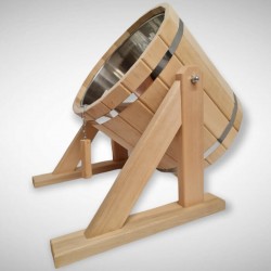 Krievu duša 20L ar nerūsējošā tērauda ieliktni, melnalksnis Krievu duša 20L ar nerūsējošā tērauda ieliktni, melnalksnis