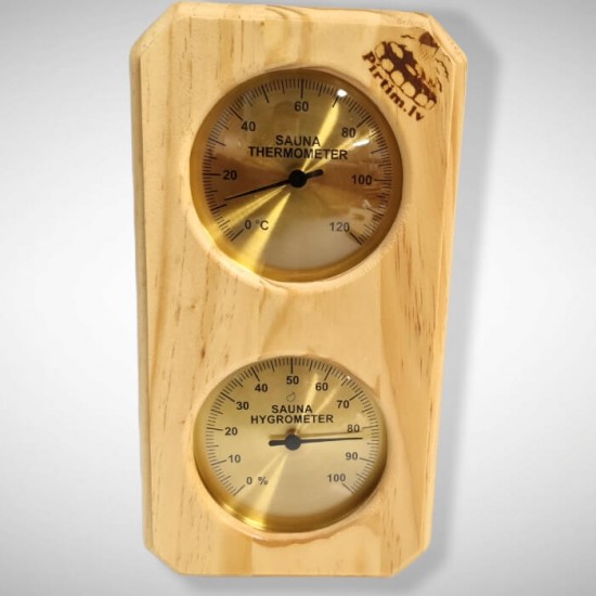 Hydrometer - Thermometer for Sauna (x1)